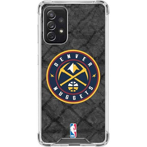 NBA Denver Nuggets Dark Rust Galaxy A72 5G Clear Case